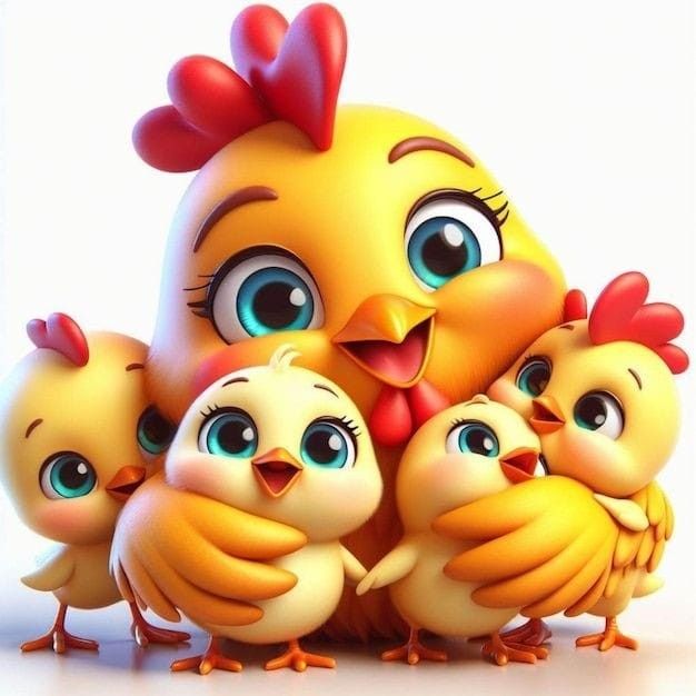 CUENTO DIGITAL DE LA GALLINA Y EL POLLITO